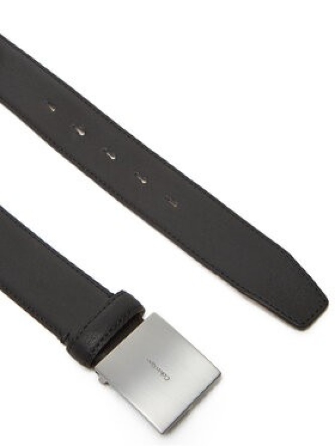 Calvin Klein Pasek Męski Plaque Buckle 35Mm LV04D7013G Czarny