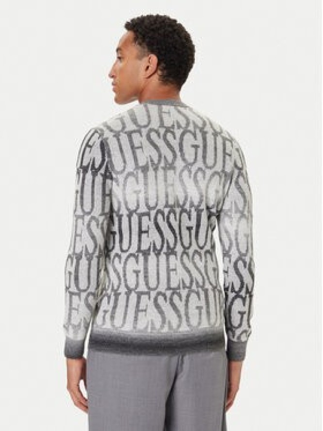 Guess Sweter M5BR24 Z0500 Szary Regular Fit