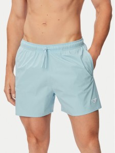Emporio Armani Szorty kąpielowe EM000583 AF20424 U9242 Niebieski jasny Regular Fit