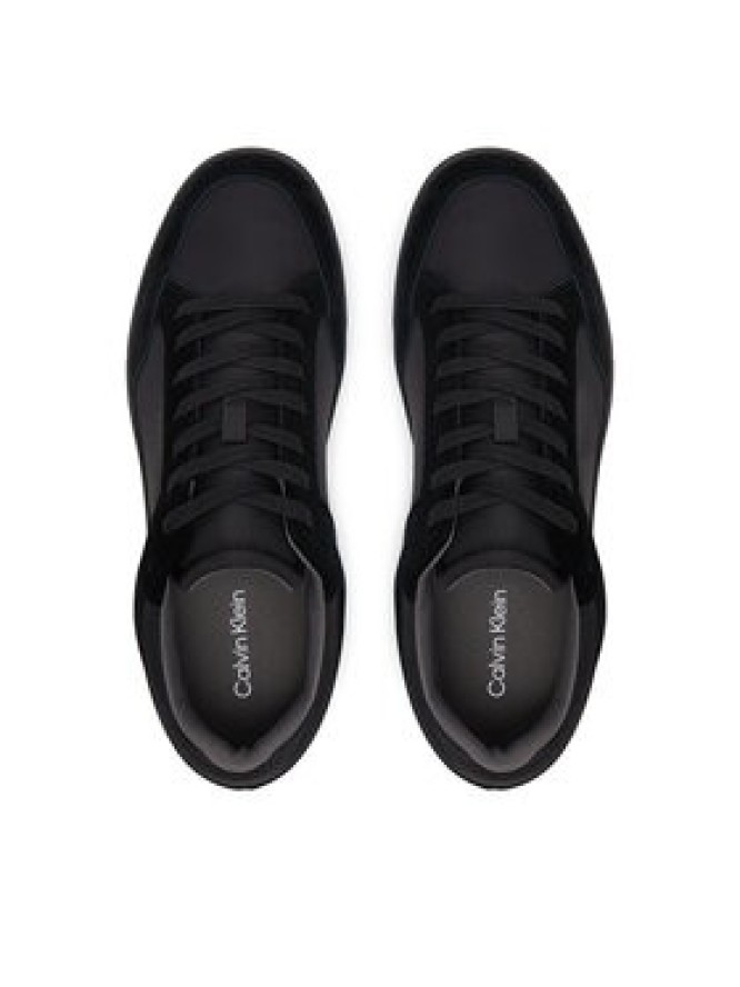 Calvin Klein Sneakersy Low Top Lace Up Repreve Mix HM0HM01802 Czarny