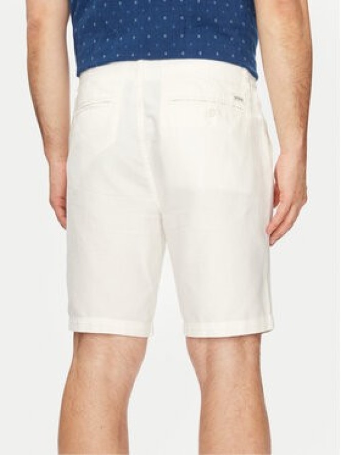 Guess Szorty materiałowe M4GB59 WG8B0 Écru Regular Fit