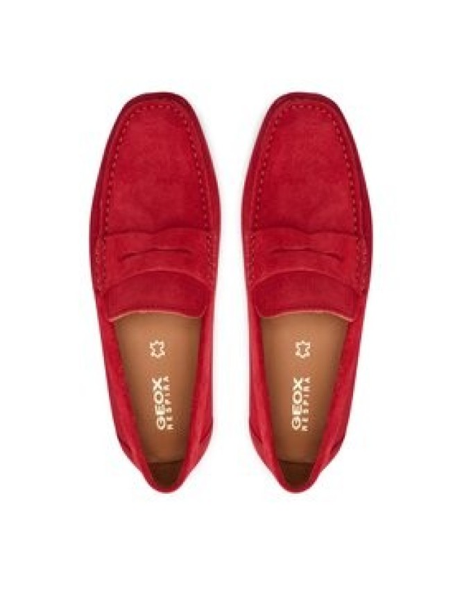 Geox Mokasyny U Kosmopolis + Grip U35CFB 00020 C7000 Czerwony
