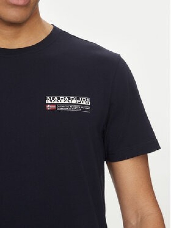Napapijri T-Shirt Kasba NP0A4HQQ Granatowy Regular Fit