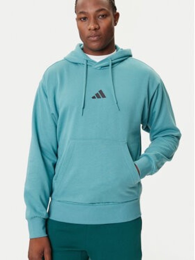 adidas Bluza Essentials Feelcozy JX5659 Turkusowy Regular Fit