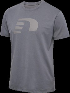 hummel T-shirt krótki rękaw nwlLOGO z bawełny organicznej – STONE MOUNTAIN