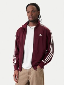 adidas Bluza Firebird KE1646 Bordowy Loose Fit