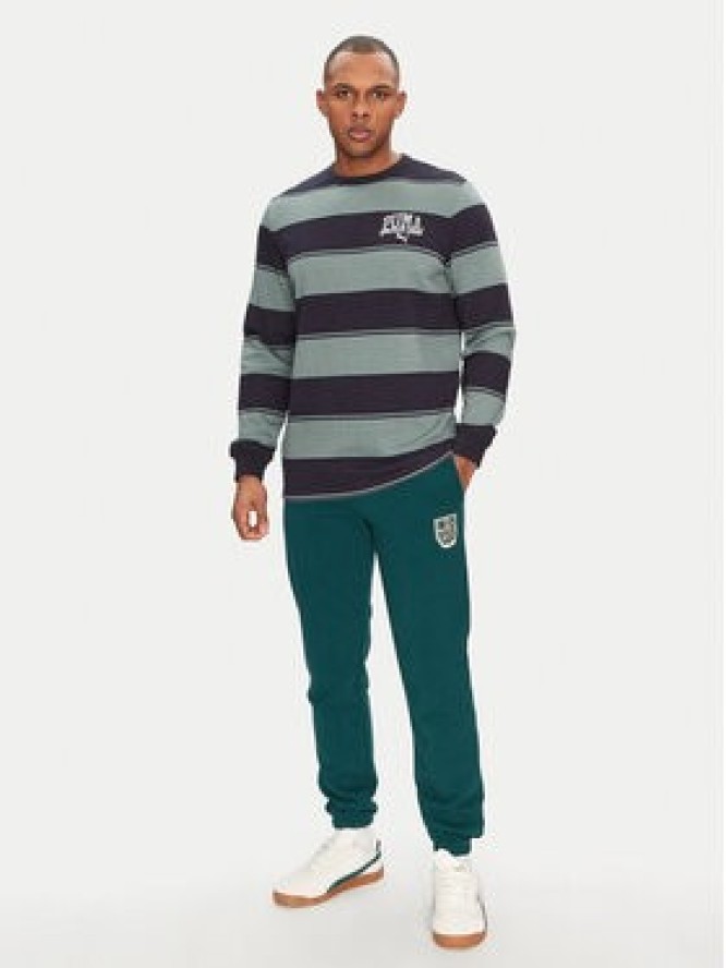 Puma Bluza Class Striped 684647 Zielony Regular Fit