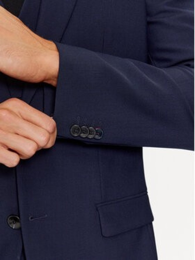 Hugo Garnitur Henry/Getlin233V1X 50495023 Granatowy Slim Fit