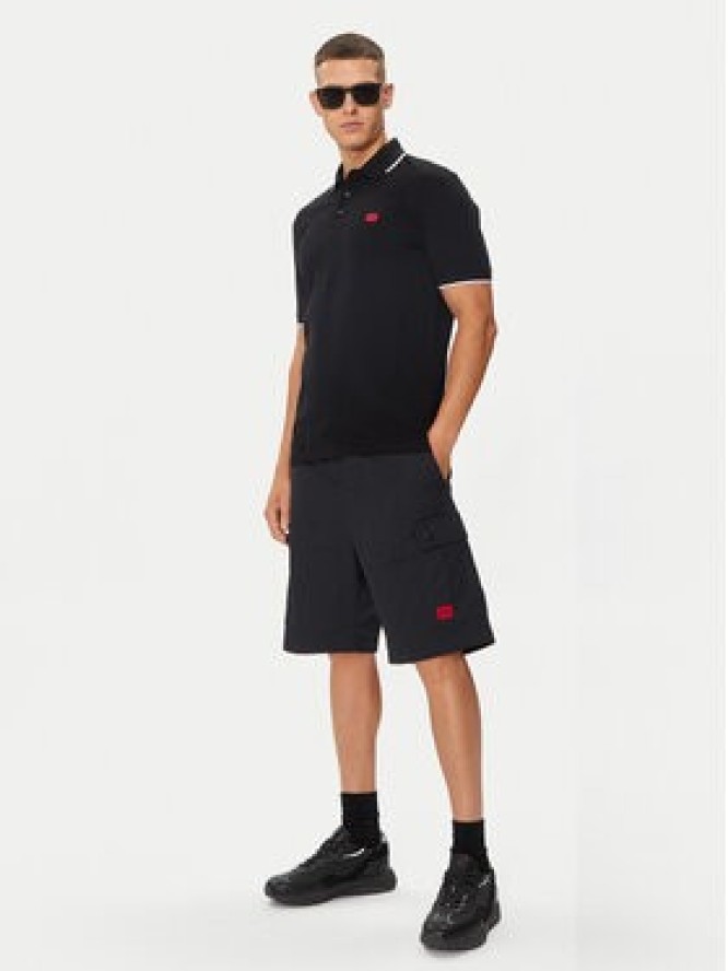 Hugo Szorty materiałowe Garlio242 50510594 Czarny Regular Fit