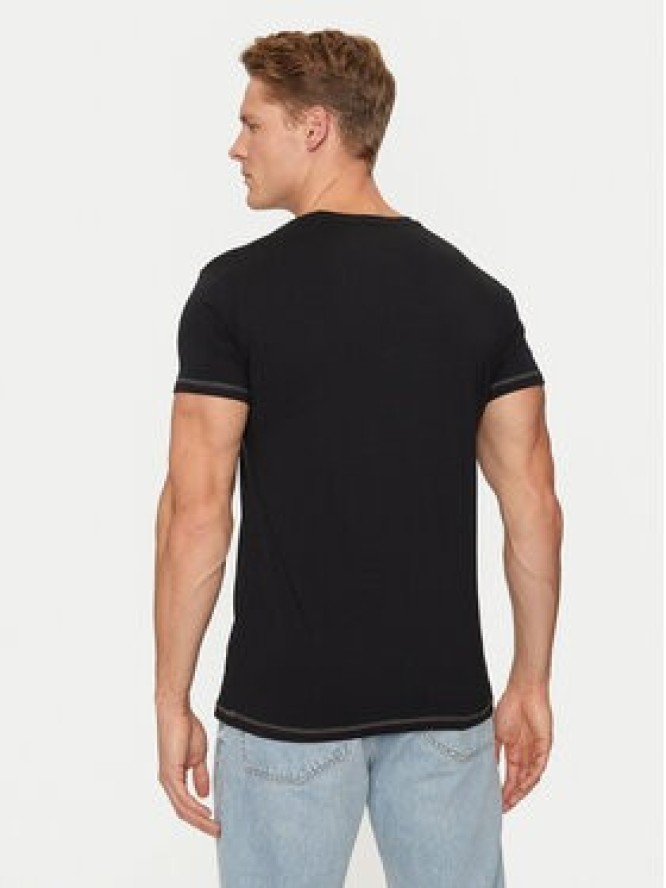 Aeronautica Militare T-Shirt AM1UTI003 Czarny Regular Fit
