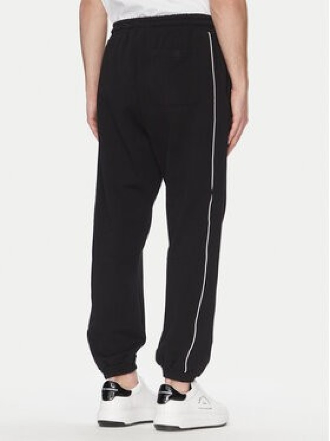 Karl Lagerfeld Jeans Spodnie dresowe A2M10098 Czarny Regular Fit