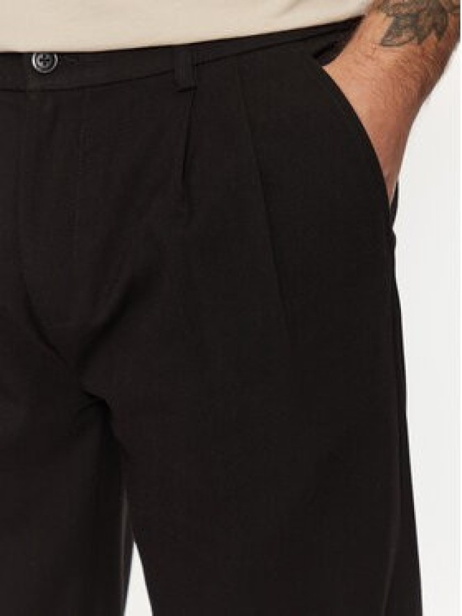 Jack & Jones Spodnie materiałowe Karl 12267059 Czarny Loose Fit