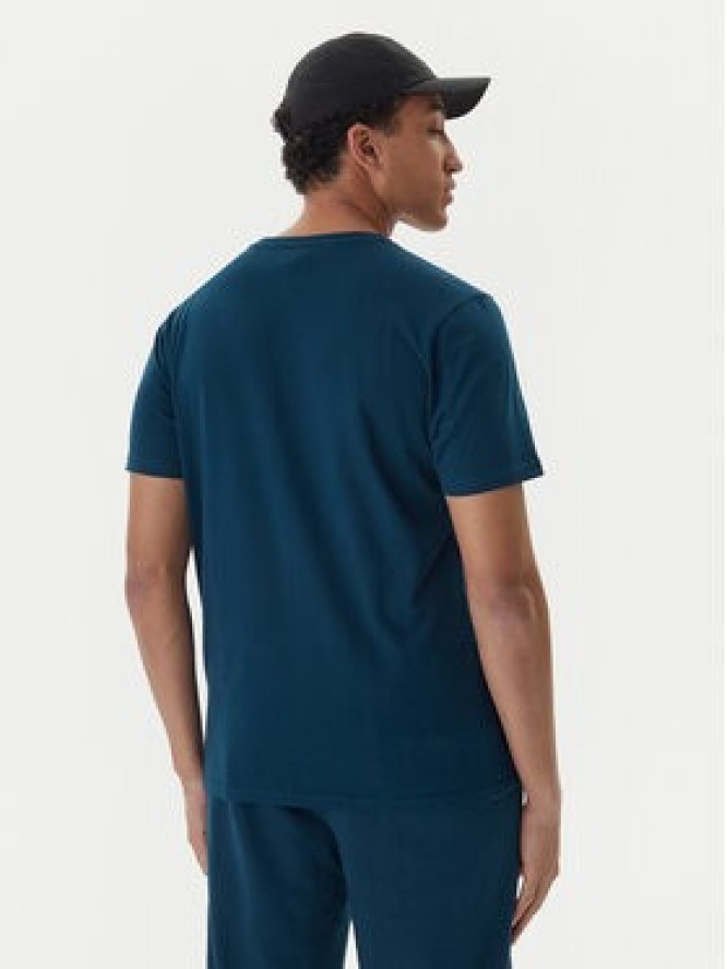 Kappa T-Shirt Authentic 361N6QW Granatowy Regular Fit