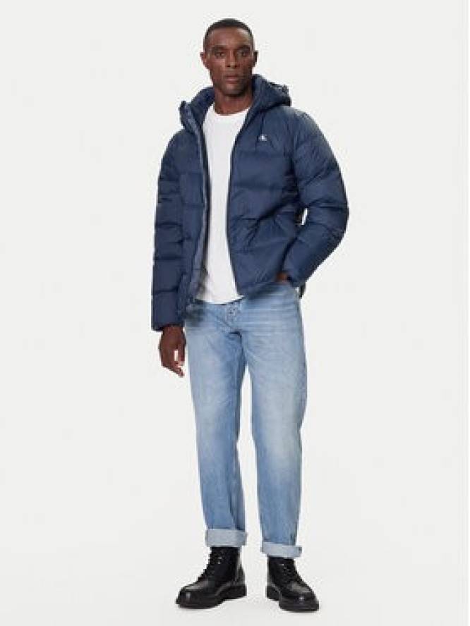 Calvin Klein Jeans Kurtka puchowa LV04RC518G Granatowy Regular Fit