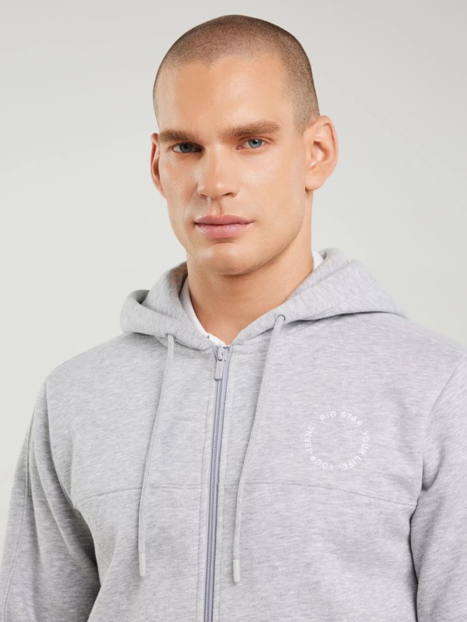 Bluza męska z kapturem szara Ajron 901/ Kersyn 901