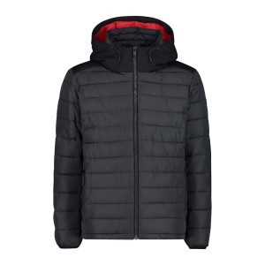 Kurtka Męska Zimowa 32K3187 OCIEPLANA Szara