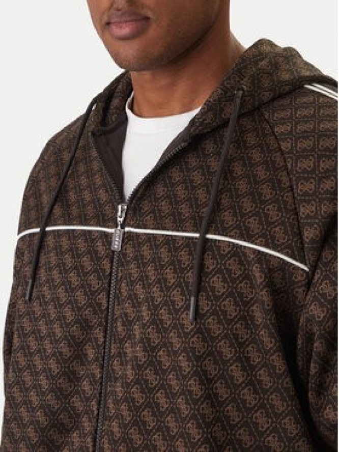 Guess Bluza Z5BQ13 K2042 Brązowy Relaxed Fit