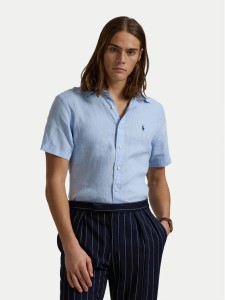 Polo Ralph Lauren Koszula 710968912005 Błękitny Custom Fit