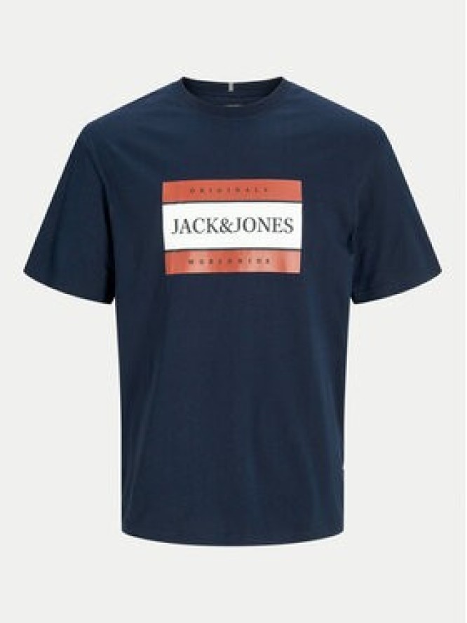 Jack & Jones T-Shirt Fredeiksberg 12262492 Granatowy Regular Fit