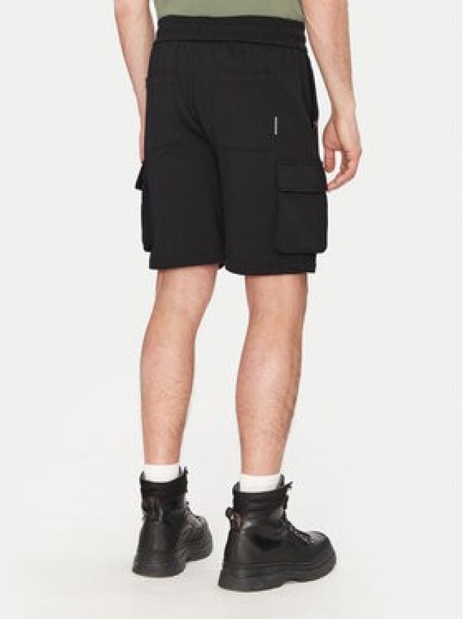 Moose Knuckles Szorty sportowe Hartsfield M14MR794 Czarny Regular Fit