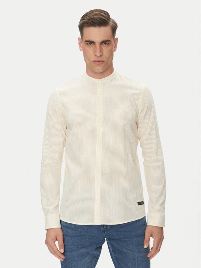 INDICODE Koszula Cari 20-351 Żółty Regular Fit