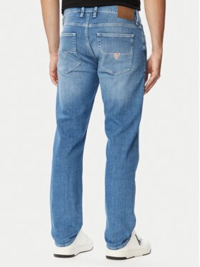 Guess Jeansy M6YAS2 D1289 Niebieski Regular Fit