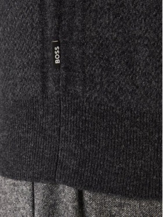 BOSS Sweter H-Hestro 50549986 Czarny Regular Fit