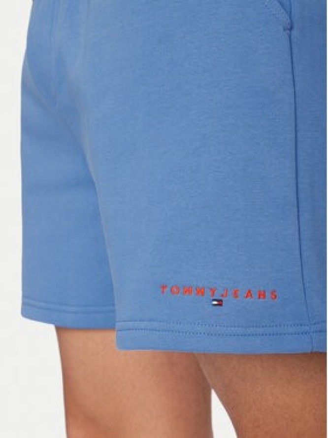 Tommy Jeans Szorty sportowe DM0DM22697 Niebieski Regular Fit