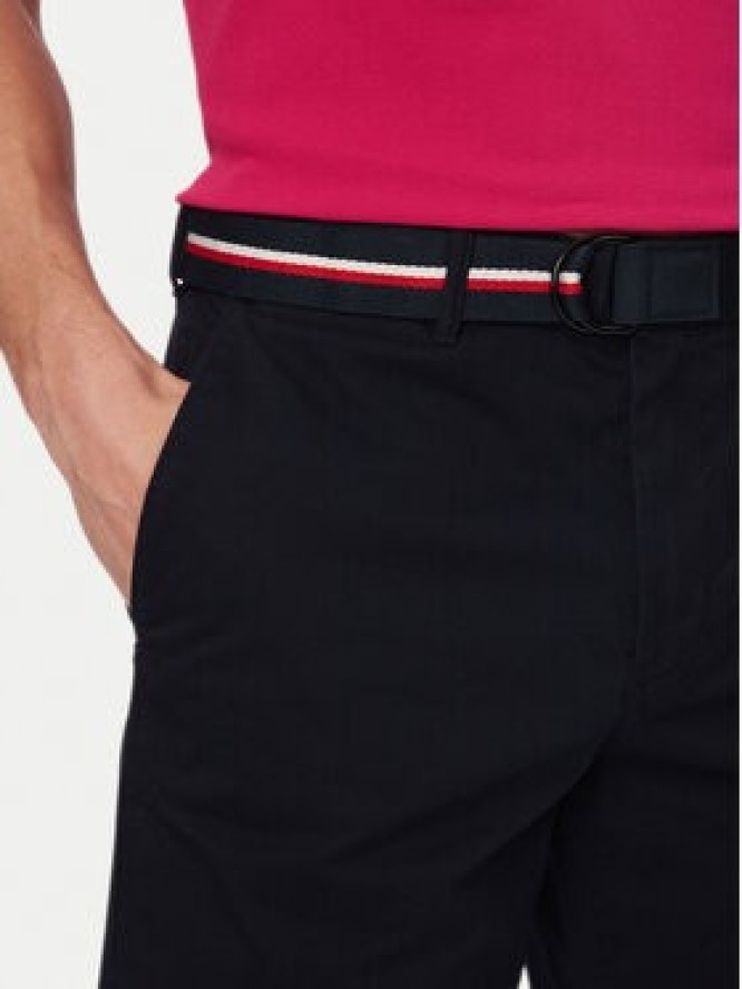 Tommy Hilfiger Komplet szorty i pasek Denton MW0MW42349 Granatowy Slim Fit