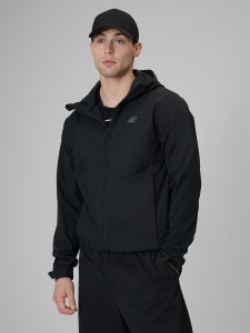 4F Kurtka softshell wiatroodporna membrana 5000 męska - czarna S