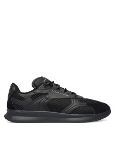 Tommy Hilfiger Sneakersy Lightweight Runner Monocolor FM0FM05928 Czarny