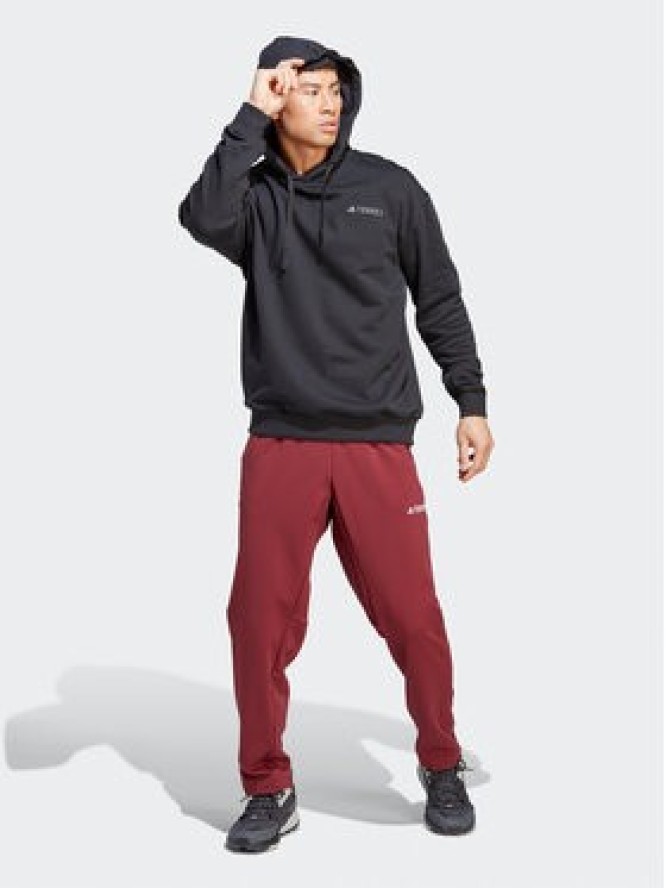 adidas Bluza Terrex Logo IB6565 Czarny Regular Fit