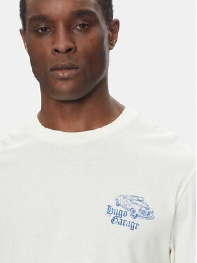 HUGO T-Shirt Natopu 50536104 Biały Regular Fit