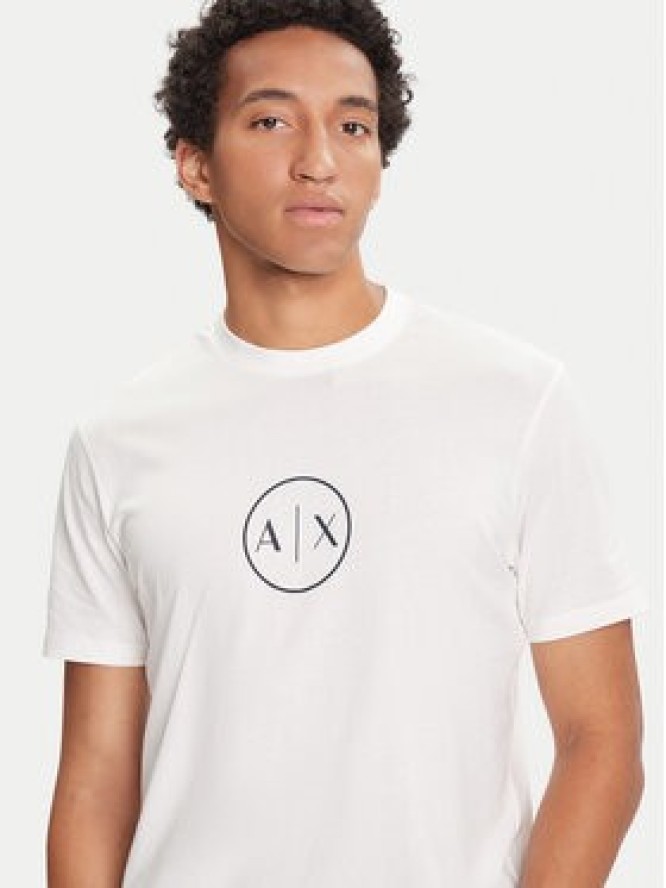 Armani Exchange T-Shirt XM001853 AF10356 U0009 Biały Regular Fit