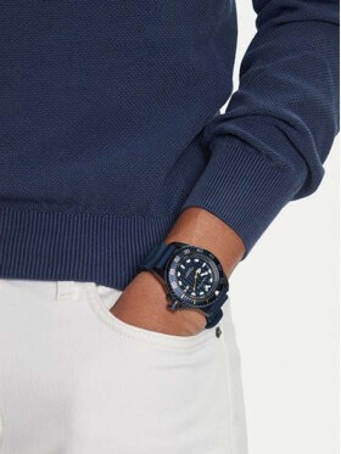 Nautica Zegarek Sporty SET NAPSDS506 Granatowy