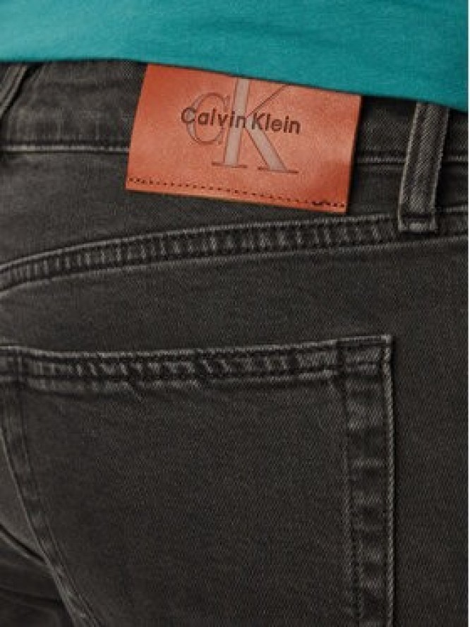 Calvin Klein Jeansy LV04RF758G Czarny Straight Leg