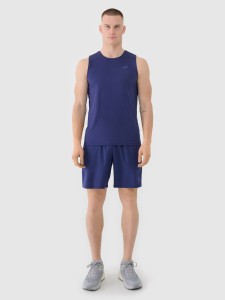 4F Spodenki treningowe szybkoschnące męskie - granatowe XXL