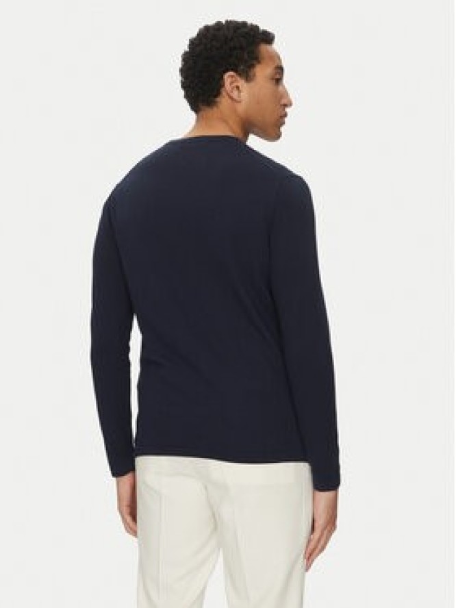 Michael Kors Sweter CB96080FE5 Granatowy Regular Fit