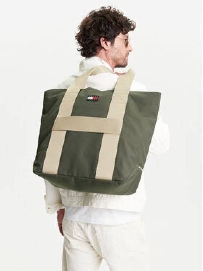 Tommy Jeans Torba Retro Cool Tote AM0AM13278 Khaki