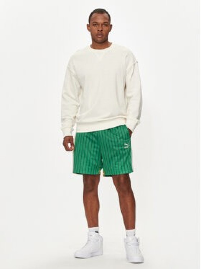 Puma Szorty sportowe T7 624394 Zielony Relaxed Fit