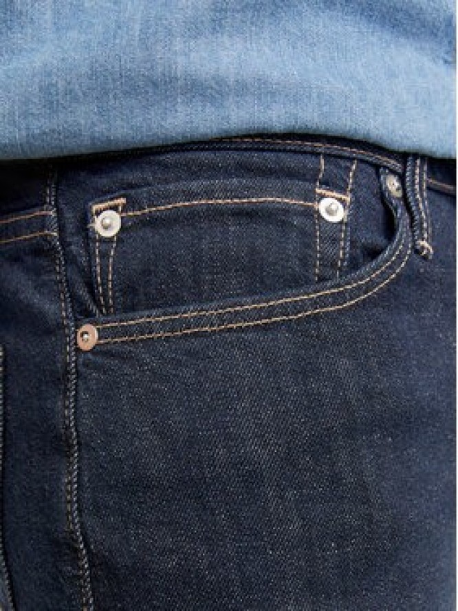 Jack & Jones Jeansy Clark 12261707 Granatowy Regular Fit