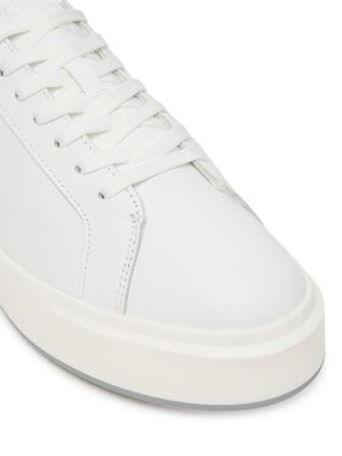 Calvin Klein Sneakersy Basket Cupsole Laceup Lth Ml YM0YM01460 Biały