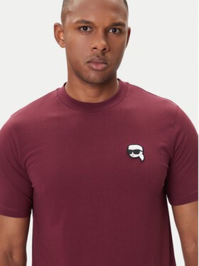 KARL LAGERFELD T-Shirt 755710 554224 Fioletowy Regular Fit