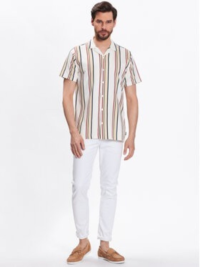 INDICODE Koszula Mulle 20-350 Écru Regular Fit