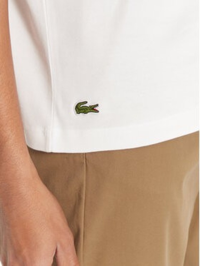 Lacoste T-Shirt TH2806 Biały Regular Fit