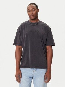 HUGO T-Shirt Nebute 50542638 Czarny Loose Fit