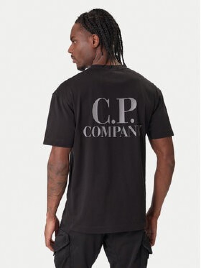 C.P. Company T-Shirt 20CMTS086A005100W Czarny Regular Fit
