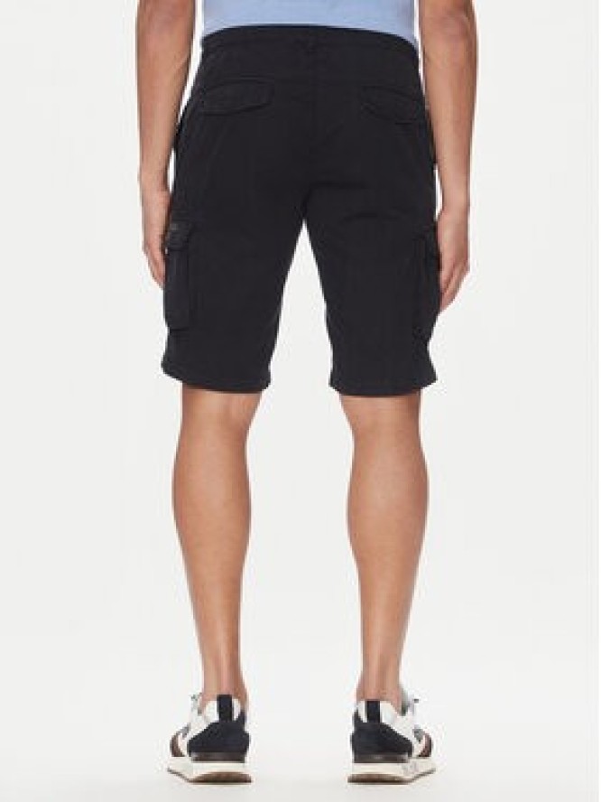 Aeronautica Militare Szorty materiałowe 251BE066CT1122 Granatowy Regular Fit