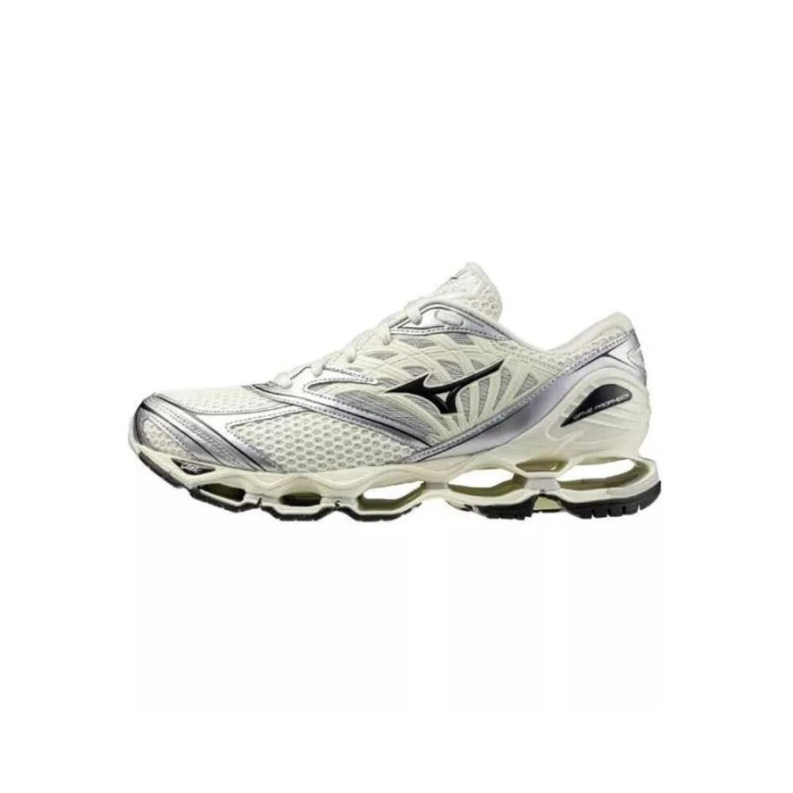 Buty Mizuno Wave Prophecy LS Pristine/Czarny/Srebrny