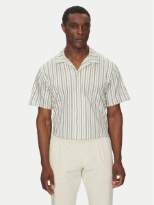 Jack & Jones Koszula Bluleo 12275085 Beżowy Relaxed Fit